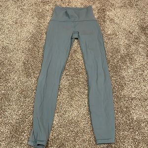 Teal Lululemon leggings